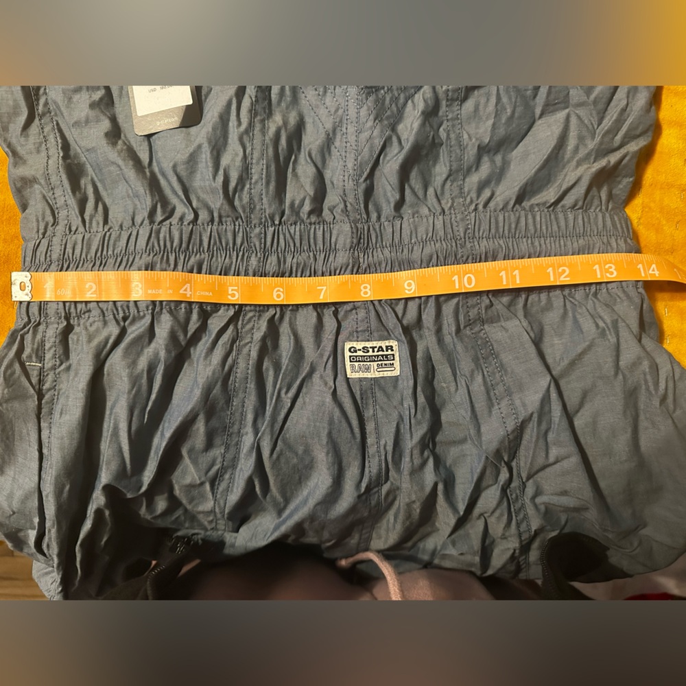 G-Star Blue Jumpsuit with Gray Straps - Picture 7 of 8